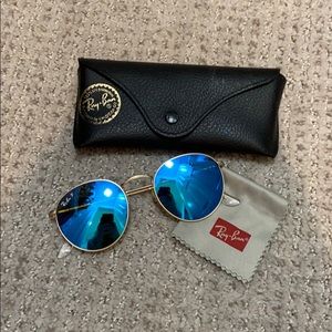 Blue Circle Ray Bans Sunglasses